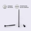 (Pack of 100 pcs) Black Phosphate Carbon Steel 4.2 x