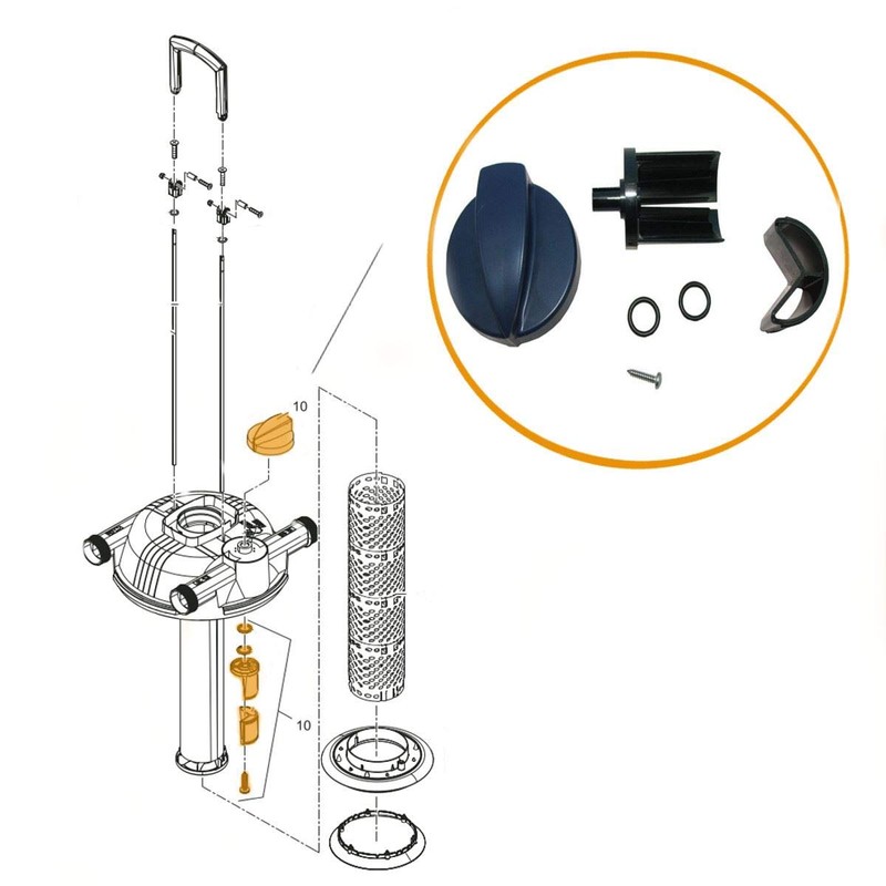 OASE FiltoClear 12000-30000 16064 Replacement Rotary Handle