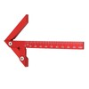 Center Gauge 105mm 45° 90° Aluminum Alloy Line Ruler Measuring