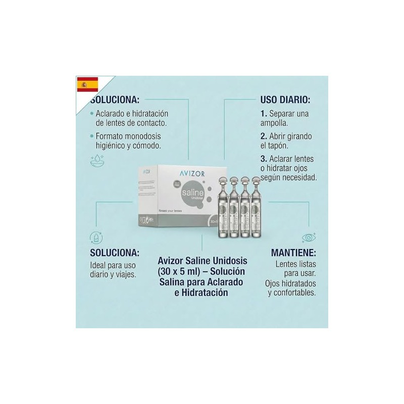 Avizor Saline Unidose 30 x 5 ml