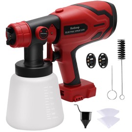 Paint Sprayer for Milwaukee M18 18V Battery, Cordless HVLP Paint Sprayers for House Painting Stain Sprayer for Fence, Furniture, cabinets, Walls, etc. (Battery NOT Included)