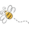 bee Vinyl Decal Bumper Wall Laptop Window Sticker 5"