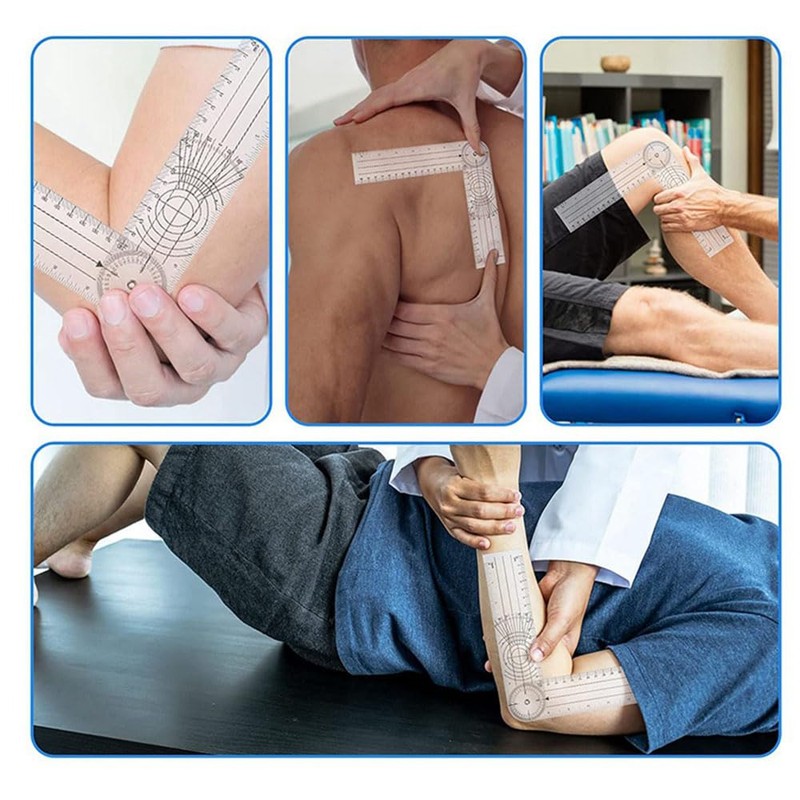 BIUTEFOR Goniometer, Angle Monitor, Angle Spine Ruler, Multi-Ruler, Rotatable Multifunction,