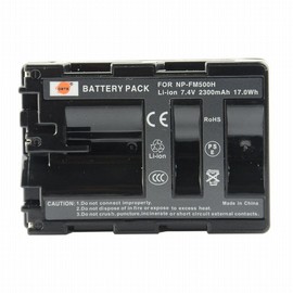 DSTE NP-FM500H Li-ion Batteria e Caricabatterie USB Compatibile per Sony Alpha SLT-A57, A58, A65, A65V, A77, A77V, A99