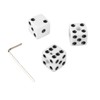 3PCS Guitar Volume Control Knobs Dice Shape Speed Control Knobs