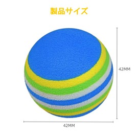 KALOLINNA Golf Practice Balls, Golf Practice Equipment, Indoor 20 Pack 42mm Golf Sphere, Sponge Ball, Lotus Equipment, Training Ball, Soft, Won't Damage Walls or Furniture, Golf Equipment, Indoor