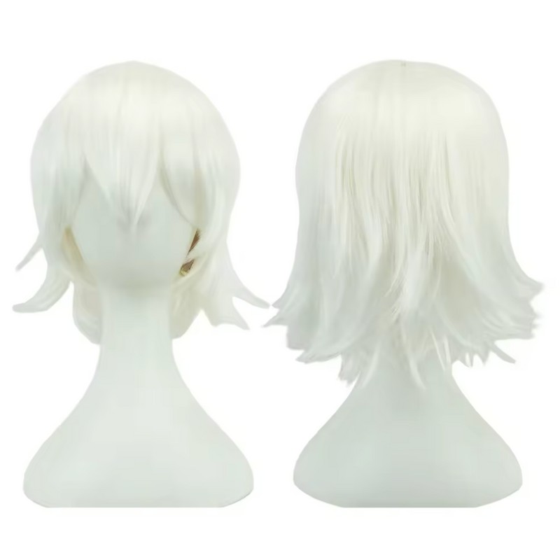12 Inch Short Bob Wig with Bangs - Synthetic Cosplay