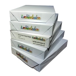 Unbekannt Copier Paper DIN A4, White, 2500 Sheets - Printer Paper Multifunctional Paper