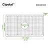 CIPOTAL 27.5 in. x 15.5 in. Centre Drain Sink Protector