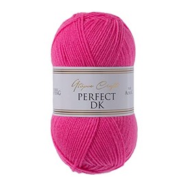 Utopia Crafts DK Double Knitting Yarn, 100g (Raspberry Rose)