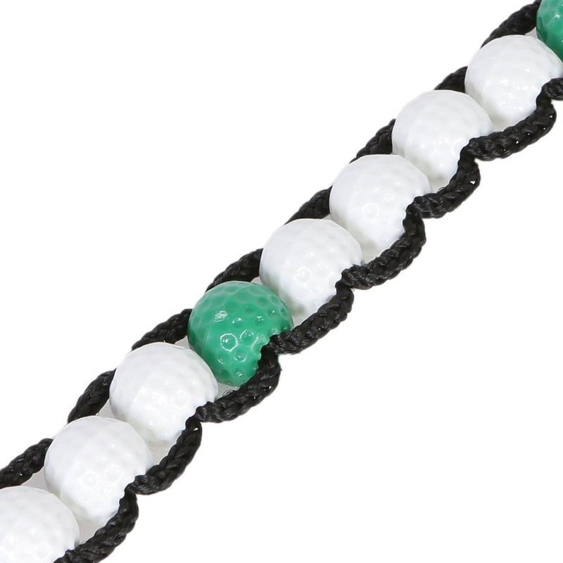 Andux 2pcs/Set Golf Beads Score Counter for Golfer JFQ-03 (White/Green)