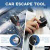 SINSEN Car Safety Hammer Flashlight, Tactical Emergency Rescue Tool, LED