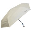 アテイン 折晴雨兼用 自動開閉ミニ 無地・安全式 ベージュ 55cm 5275