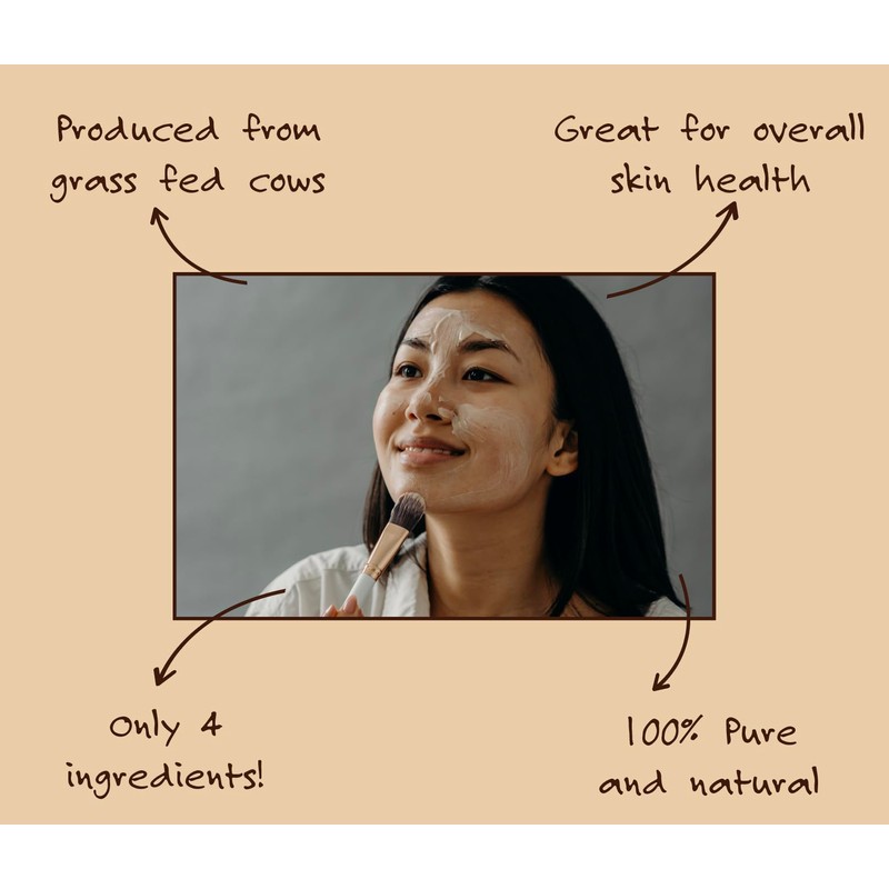 Organic Honey Tallow Balm - 100% Grass Fed Moisturizing Tallow