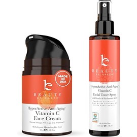 Beauty by Earth Vitamin C Face Cream and Toner - USA Made with Organic & Natural Ingredients