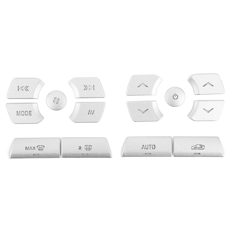 14Pcs Air Condition Button Cover Trim AC Control Stickers Fit