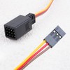 ZORZA 2Pcs Servo Splitter Cable 1-to-4 Y Harness Leads Splitter