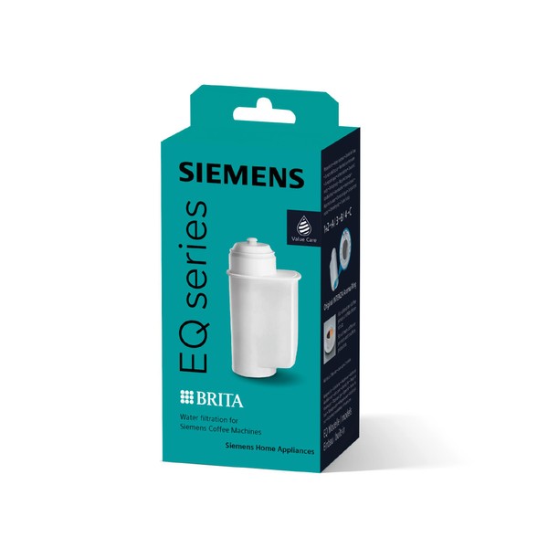 Siemens TZ70063A Brita Intenza Water Filter - Reduces Limescale in Water for EQ Series and Fully Automatic Machines, Pack of 6, White