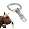 Livestock Nose Ring, Stainless Steel Bull Nose Clip Cow Nose