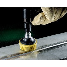 Scotch-Brite Roloc Bristle Disc 07525, 2 in x 5/8 Tapered MED