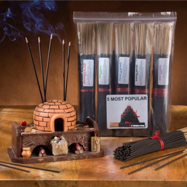 Thank Me Later 11'' Incense Sticks - Variety Set 500 Pack - 11 inch - 5 Bundles 100 Sticks Per Scent. Features Honey Milk, Pumpkin Spice, Strawberry Banana, Sweet Smwll of Success, Rainforest Fantasy