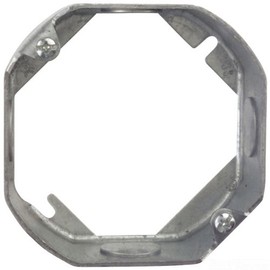 Steel City 55151-1/2-25 4-Inch Diameter 1-1/2-Inch Deep 15.8-Cubic Inch Pre- Galvanized Steel Octagon Box Extension Ring