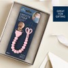 Itzy Ritzy Silicone Pacifier Clip; 100% Food Grade Silicone Pacifier