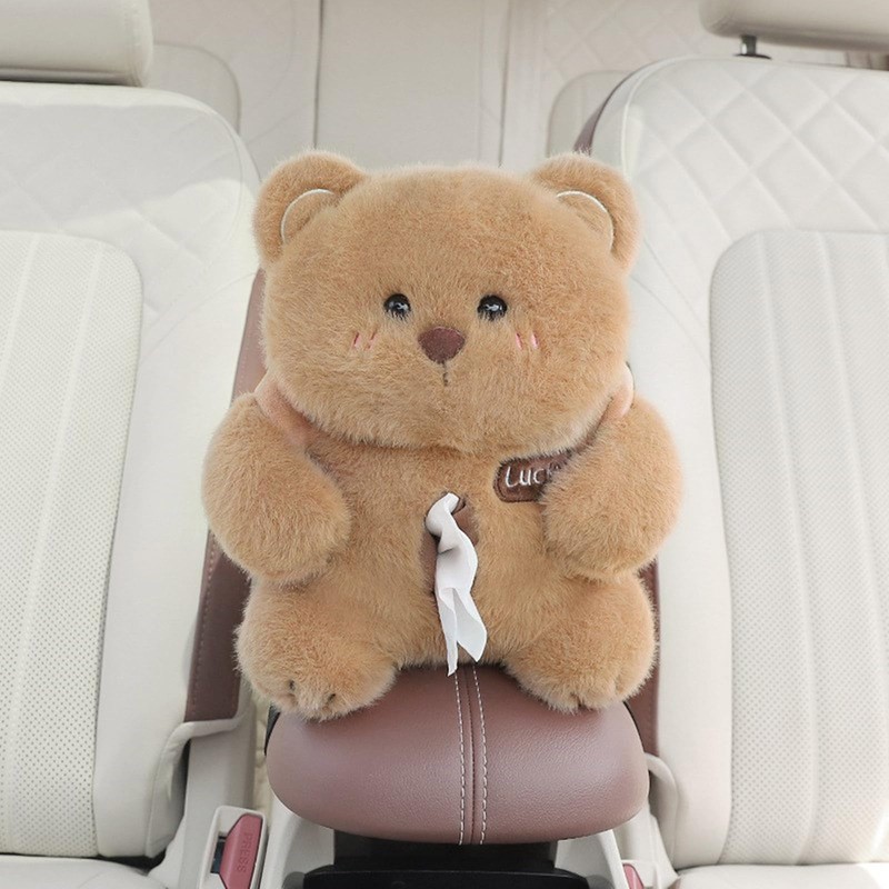 DIMITU Car Tissue Holder with Car Garbage Can Elegant 2