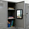 ARTLYMERS Magnetic Locker Mirror, 5x7 Real Glass Small Mirrors for