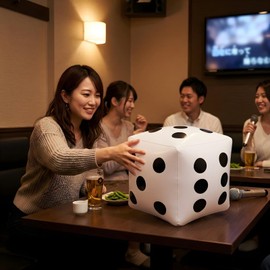 Jumbo Dice 12" Big Giant Beach Ball Jumbo Card Game Large (1 Piece)
