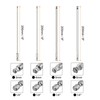 sourcing map 4pcs Ball End Hex Screwdriver Bit Set 3mm-6mm