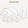 HBlife Clear Acrylic Kids Shoe Rack for Closet Organizers and