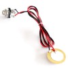 Alnicov Single Piezo Pickup Drum Trigger Transducer Metal Pre-Wired Amplifier