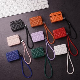 BeWill AirPods Pro 2 Airpod Pro Case Cover, Stylish, Cute, Full Protection, Compatible with Wireless Charging (Purple, AirPods Pro2)