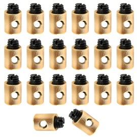 20 Pieces Screw Nipple Bowden Cable Nipple Brake Cable Nipple Screws Brake Cable Nipple Screws Replacement Screw Nipple Sufficient Quantity Suitable for Bicycles Motorcycles Cars 5 x 6 mm