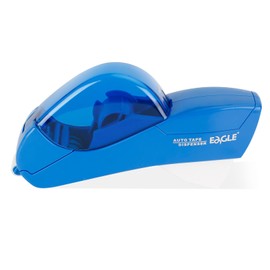Eagle Automatic Tape Dispenser and Tape Gun with 1 roll 1/2 inch(12mm) and 1 roll 3/4inch （19mm） Tape (Blue)