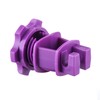 FENCE SHOCK 25PCS Screw Tight Round Post Insulator, Electric Fence