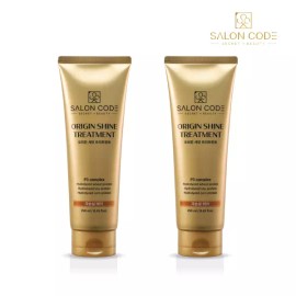 Salon Code [더 청담 살롱코드]살롱코드 오리진 샤인 트리트먼트 250ml 2개 [The Cheongdam Salon Code] Salon Code Origin Shine Treatment 250ml 2ea [Salon Code Origin Shine/Treatment 250ml 2 pieces]