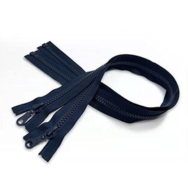 2pcs/pack 60cm Open Plastic Zippers No.8 Zipper for Sewing (60cm 3238 2pcs)