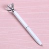 Quality Metal Diamond Ballpoint Pen. Funky Design Modern Pen, Free