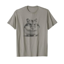 Vintage Dwarf Hamster Drawing Art Design T-Shirt