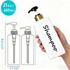 21oz Shampoo and Conditioner Dispenser (Set of 3) Modern Refillable
