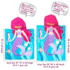 Toalla de playa con capucha para niños pequeños, 100 %