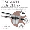 Bellemain 15 oz Large Potato Ricer | Heavy-Duty Stainless Steel