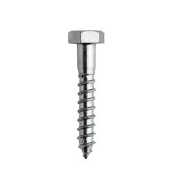 DOJA Barcelona Hexagon Wood Screws Assorted Screws Pack 50-8 x 50 mm Hexagonal Screw Key Screws Galvanised Steel Pull Screws Construction Woodworking Interior Design