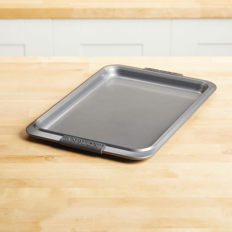 Anolon Advanced Nonstick Bakeware with Grips, Nonstick Cookie Sheet /