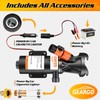 GEARGO Macerator Pump for RV,Powerful 12V 15GPM Suction 3.2 feet