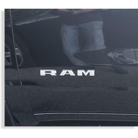 Reflective Concepts 2019-2026 RAM Door Emblem Overlay Decal Stickers - (Color: Gloss White)