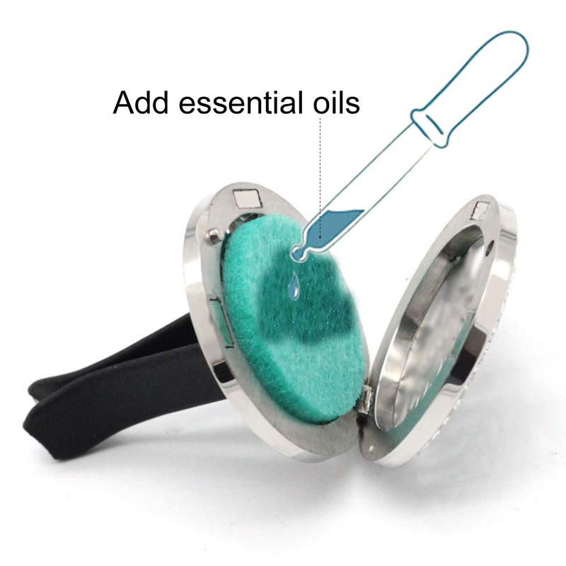 200 Pieces Car Diffuser Aromatherapy Diffuser Necklace Replacement Pads Replacement