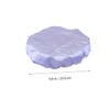 Baluue 1pc Double-layer Hair Shower Cap for Home and Salon